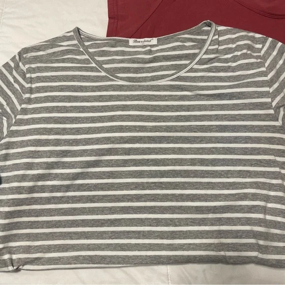 Lot of 3 Classic Side-Ruched Maternity T-Shirts, Like New! XXL - Picture 8 of 9